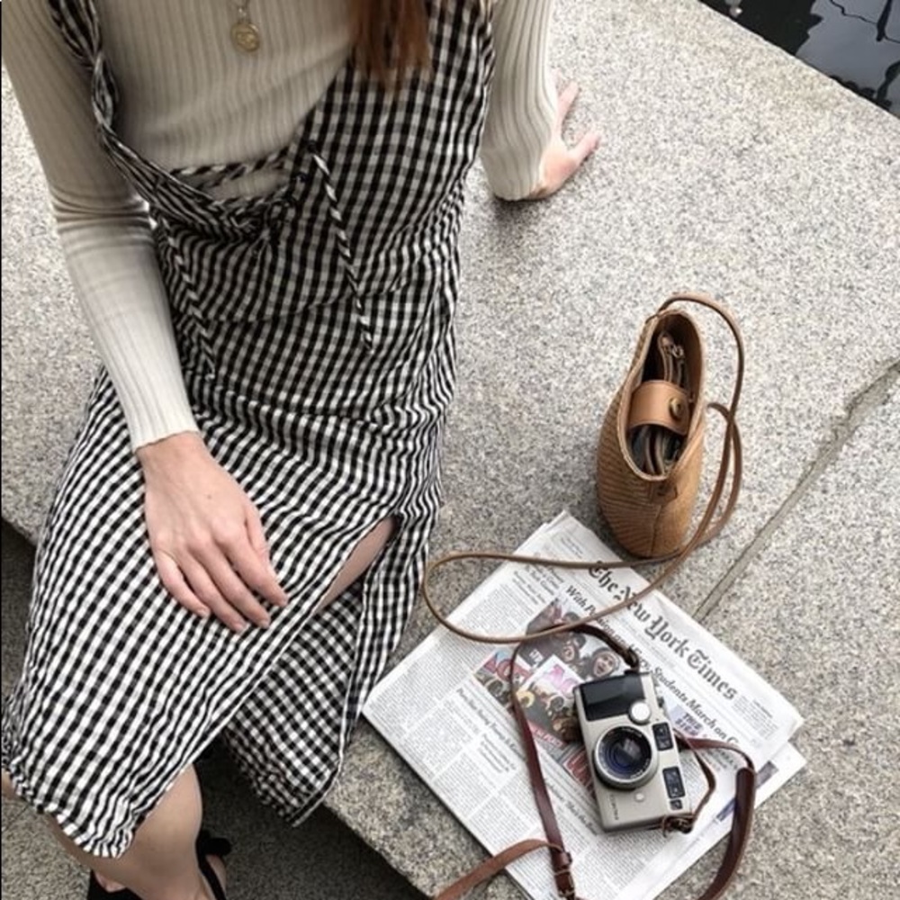 Reformation gingham dress